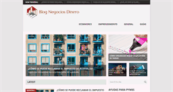 Desktop Screenshot of blognegociosdinero.com
